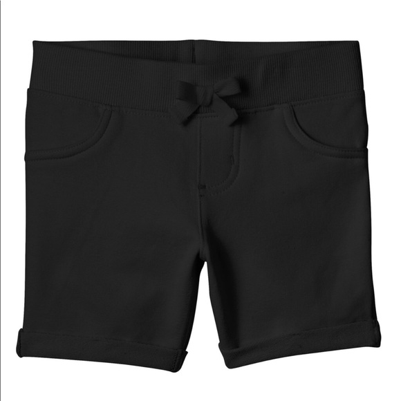 Jumping Beans Rolled Cuffs Solid Jegging Shorts - Picture 1 of 5